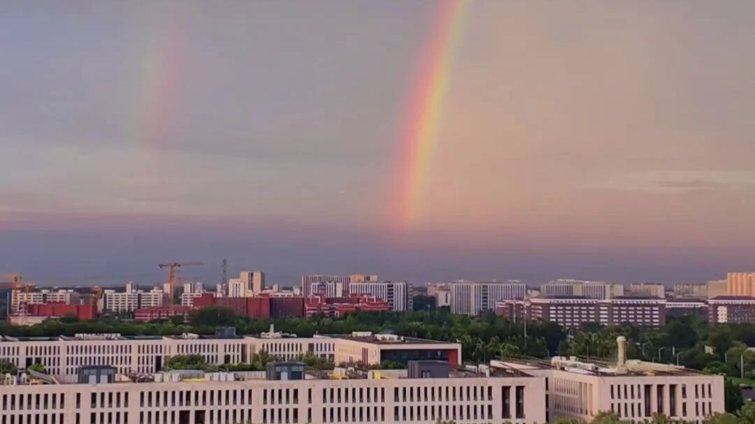 哇,双彩虹!雨后北京能见度“夯爆了”!你拍到了吗? 哇,双彩虹!雨后北京能见度“夯爆了”!你拍到了吗?