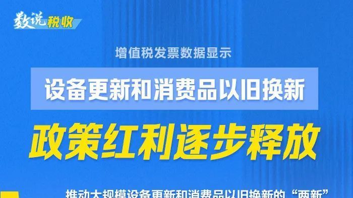 一张税收数据图带你了解：“设备更新”“以旧换新”显现哪些亮点_北京时间