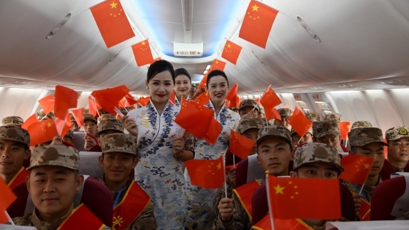 铁公水空立体联动 北部战区一站式直达精准投送新兵 铁公水空立体联动 北部战区一站式直达精准投送新兵