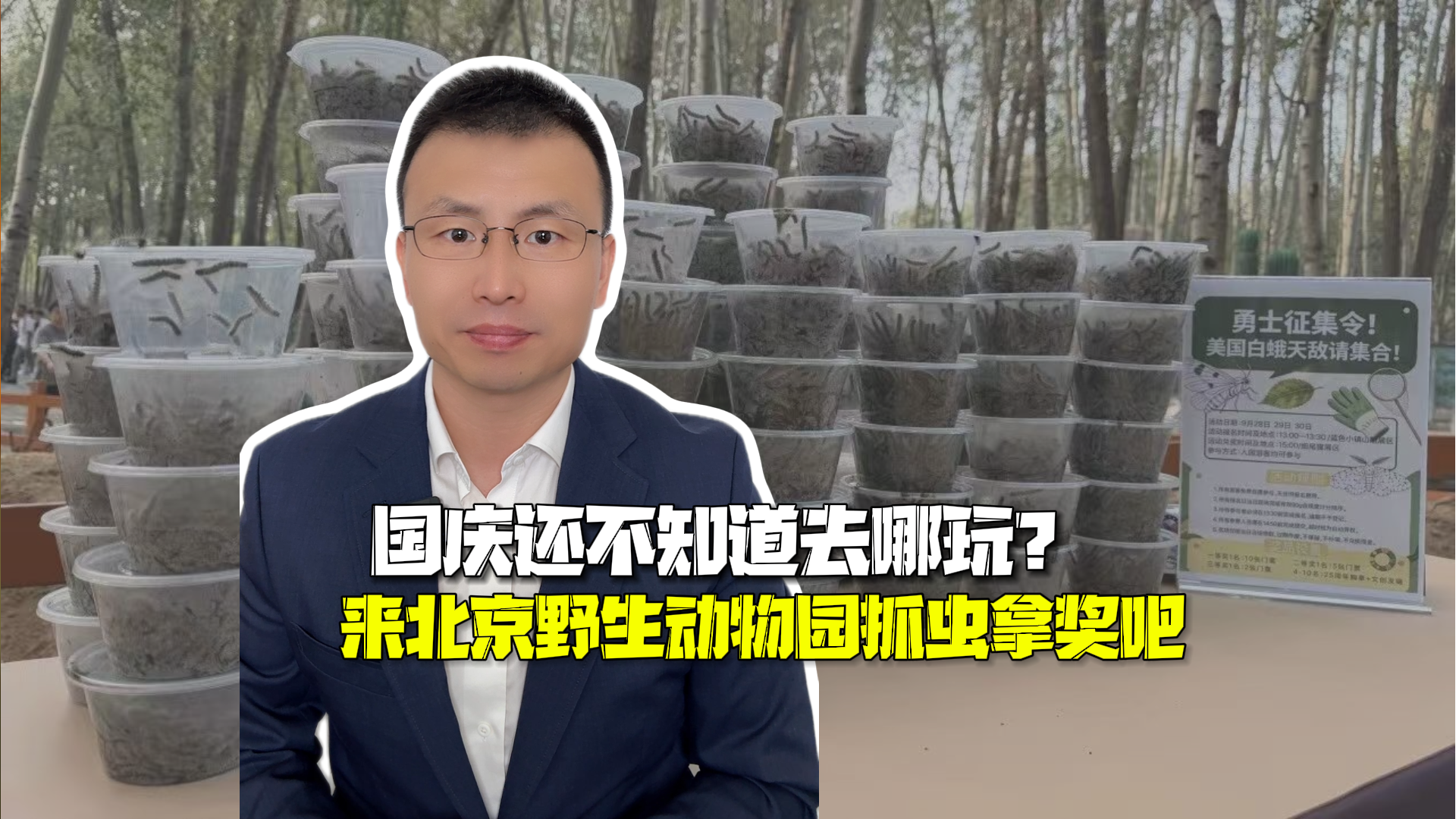 京锐评｜国庆还不知道去哪玩？来北京野生动物园抓虫拿奖吧
