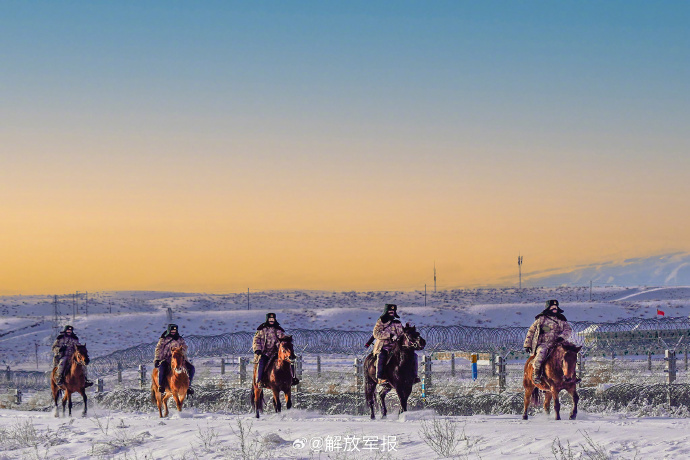 出发！和边防官兵一起踏雪巡边
