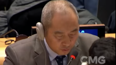 中方代表当场质问日本