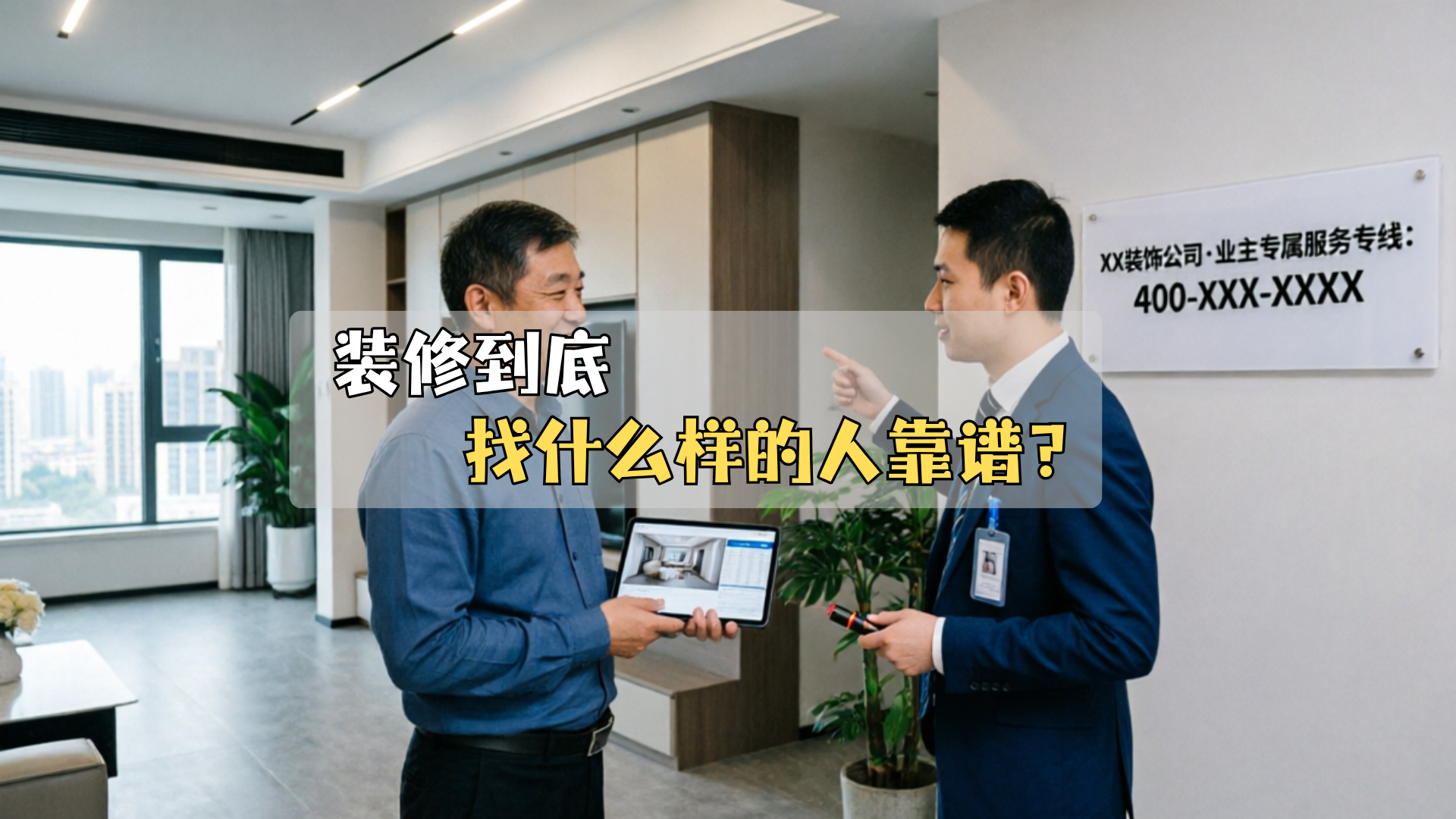 装修到底找什么样的人靠谱？