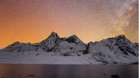 浪漫！在高原雪山上邂逅绝美星空
