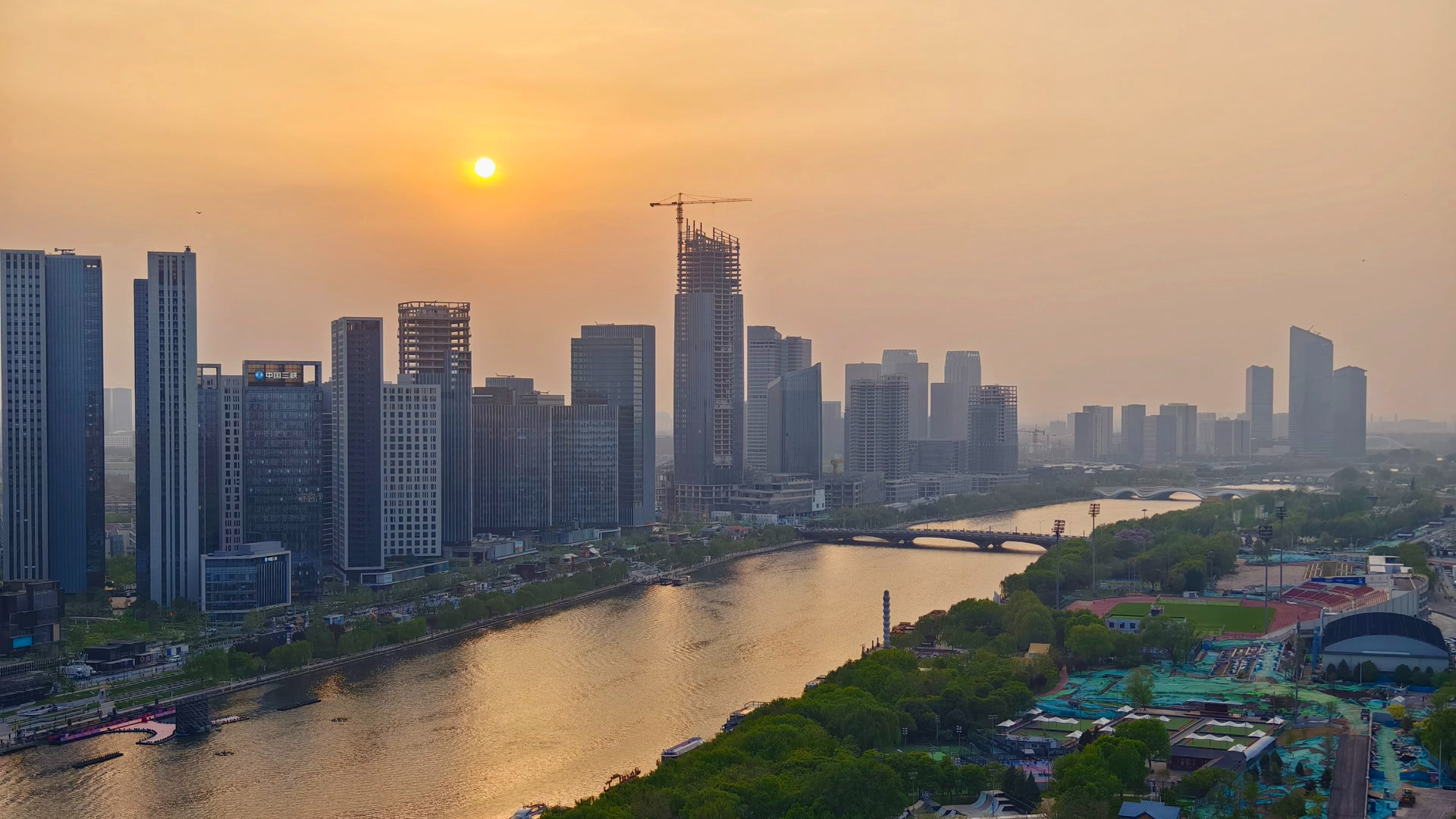 夕阳西下,看北京美妙的城市风景 夕阳西下,看北京美妙的城市风景