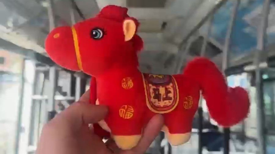 5路驾驶员汪旭在新春佳节来临之际,车厢陪您过大年 5路驾驶员汪旭在新春佳节来临之际,车厢陪您过大年