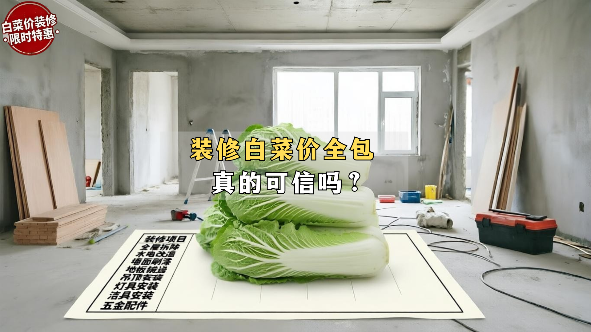 装修“白菜价”全包,真的可信吗? 装修“白菜价”全包,真的可信吗?