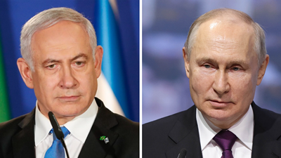 普京与内塔尼亚胡就伊朗局势通电话