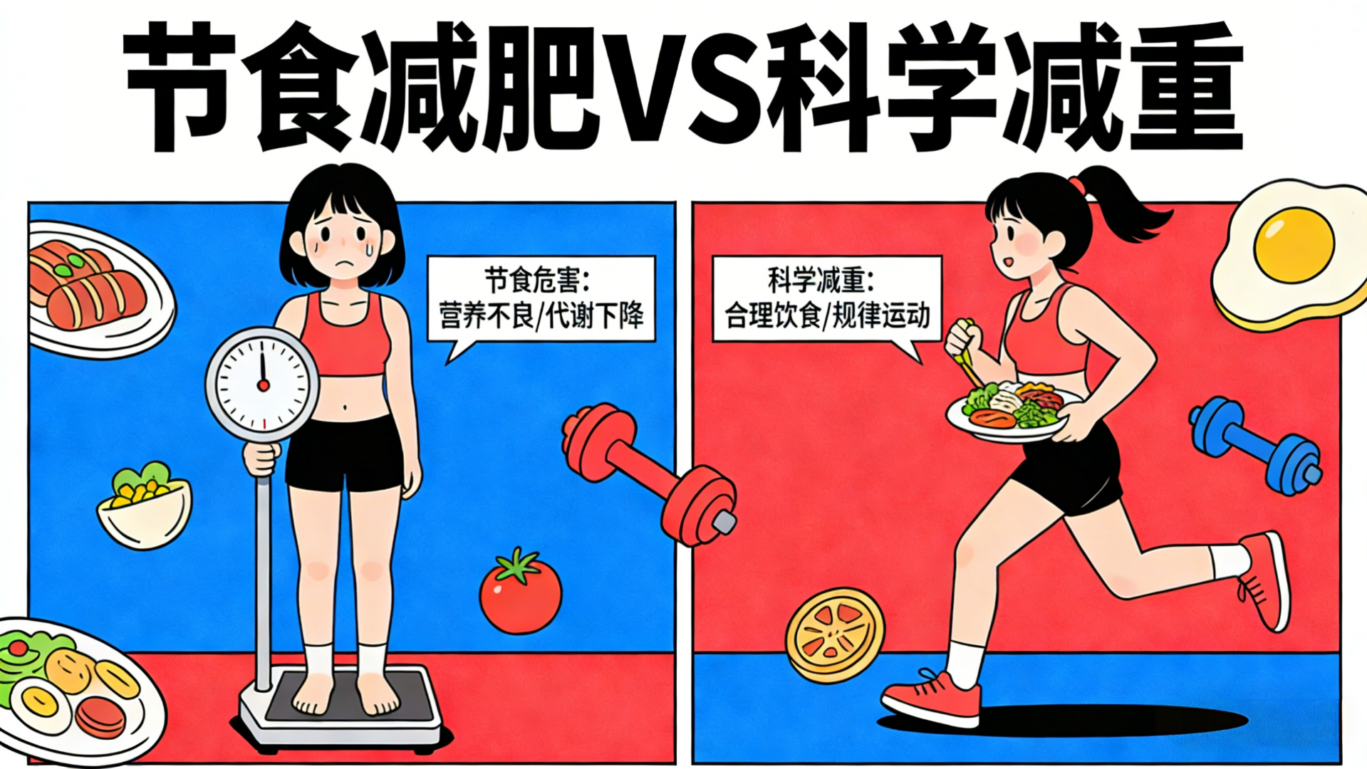 节食减重藏危害 科学减重才是正解