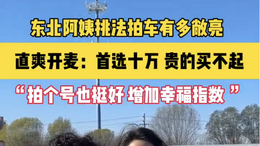 东北阿姨挑法拍车有多敞亮 ？