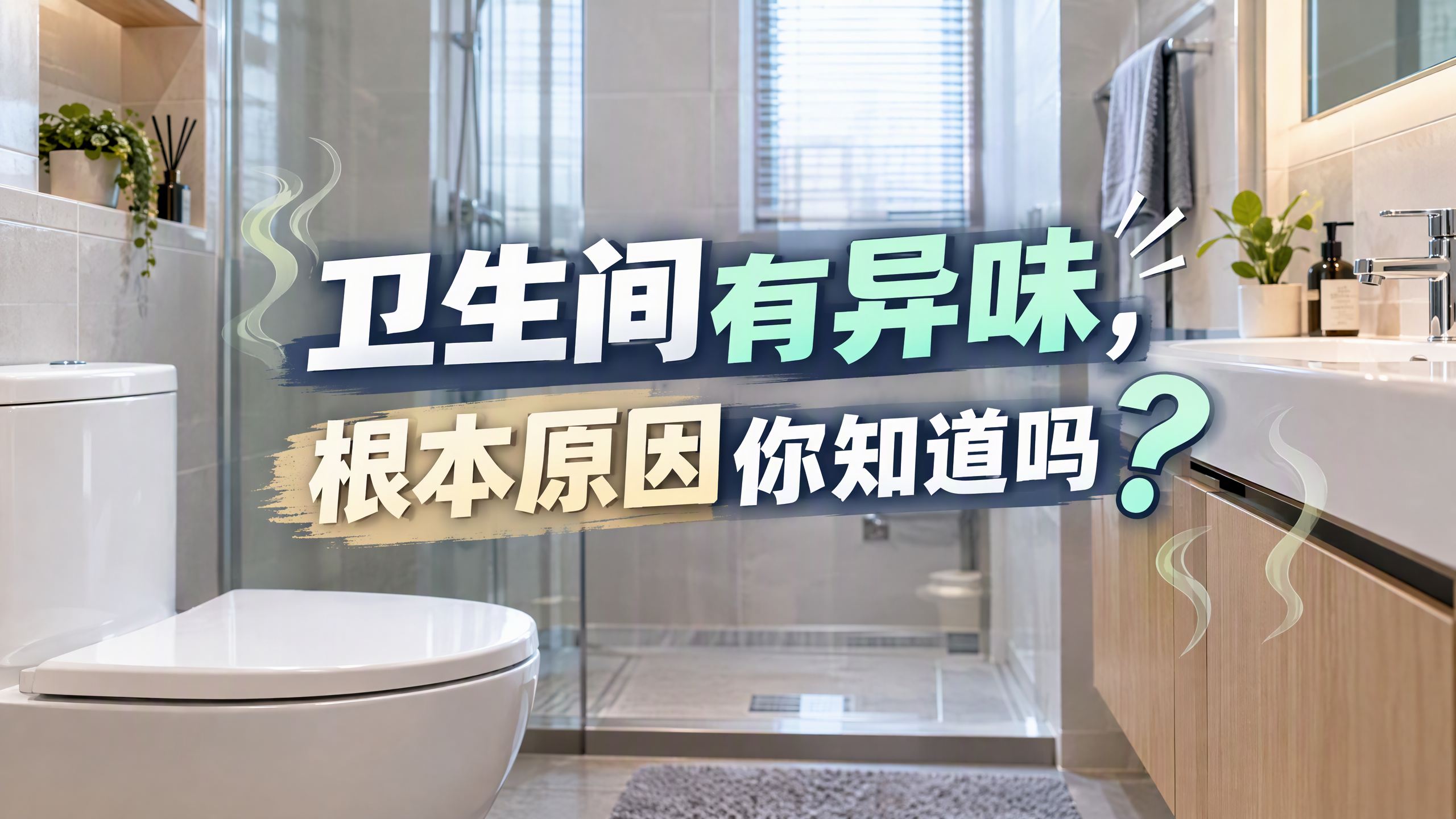 卫生间有臭味,一定要排查这3个点 卫生间有臭味,一定要排查这3个点