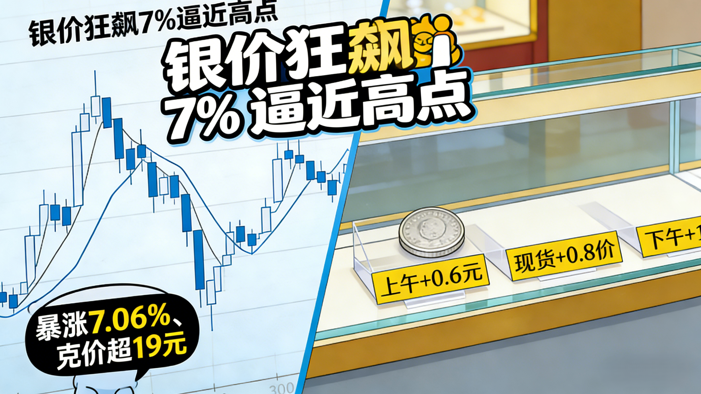 银价狂飙 7% 逼近高点_北京时间