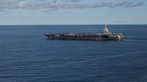 美官员称“福特”号航母已从东地中海调往红海
