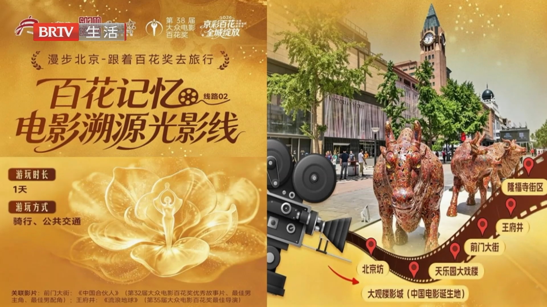 百花奖不只在影院：10条线路让北京街巷变“片场”