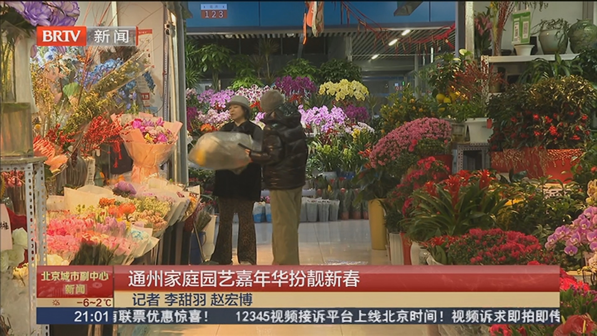 通州家庭园艺嘉年华扮靓新春
