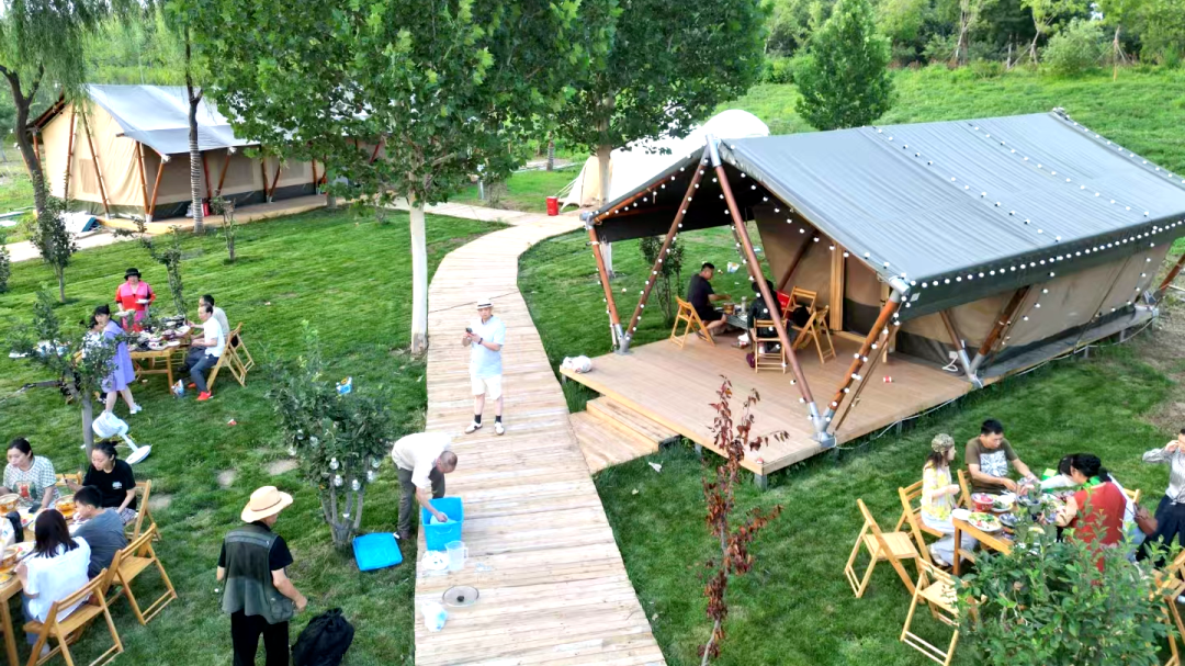 来通州西集，摘樱桃、吃家宴，露营骑行逛大集