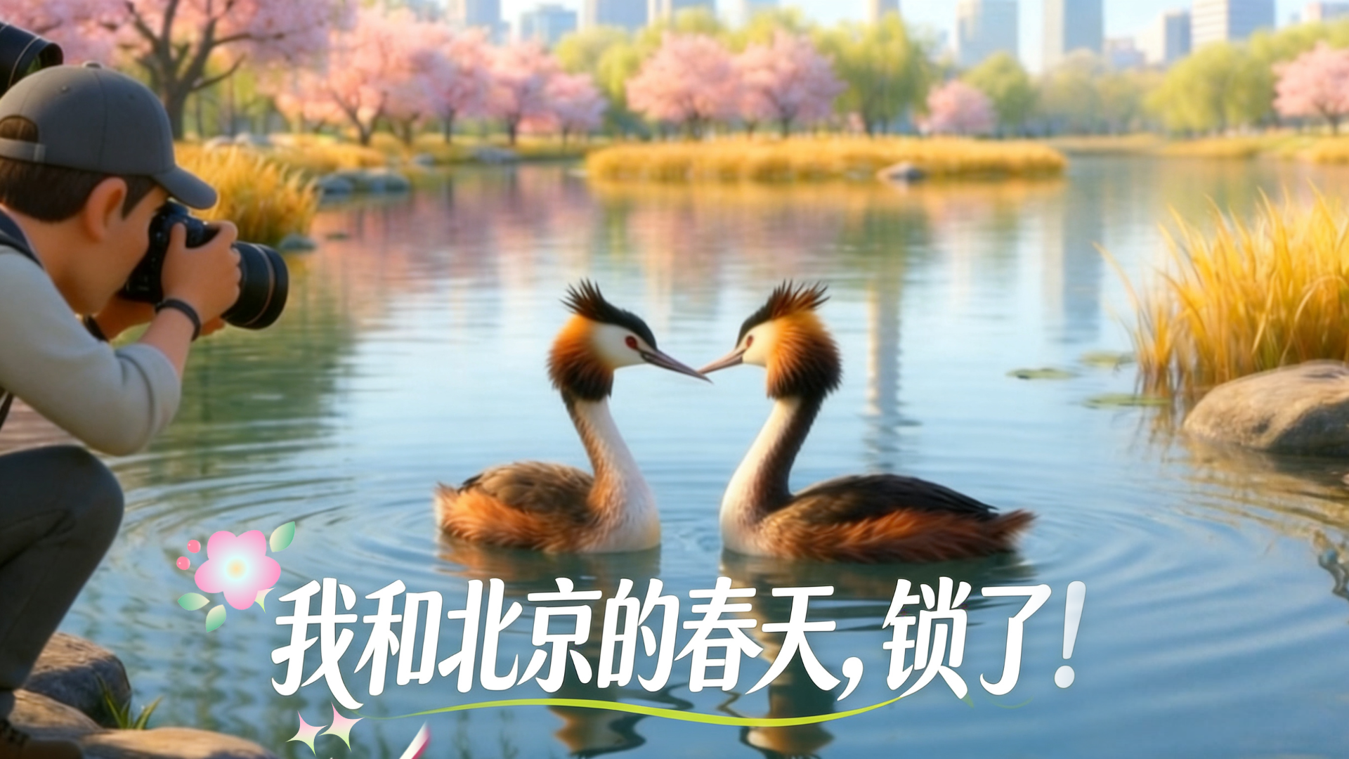 凤头鸊鷉：我和北京的春天，锁了！