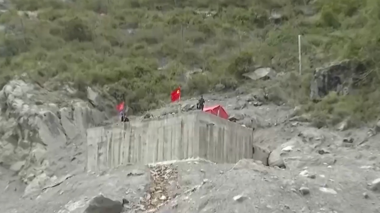 记者现场直击吉隆口岸核心区 现存建筑仅剩水塔