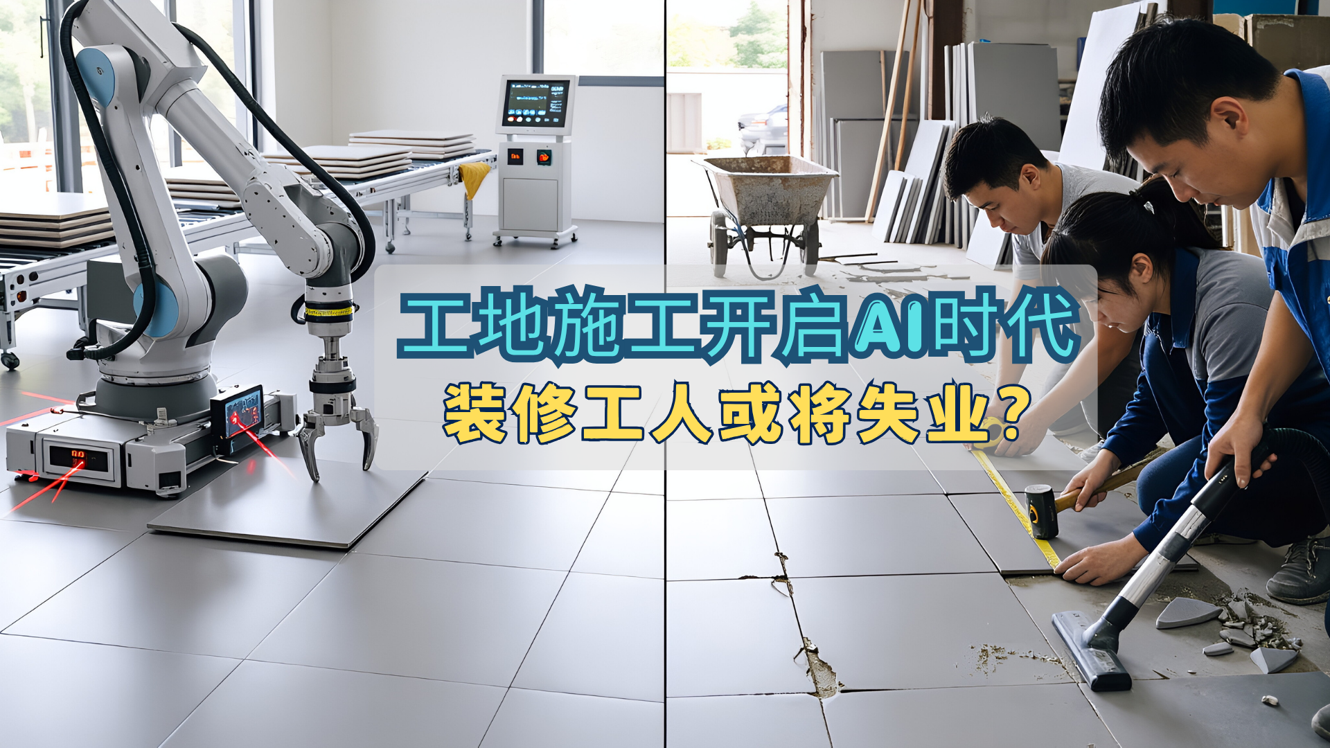 工地施工开启AI时代,装修工人或将失业? 工地施工开启AI时代,装修工人或将失业?