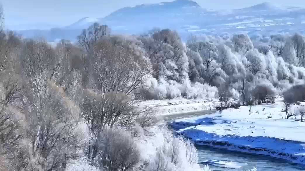 好美！内蒙古浑河冬境美如画