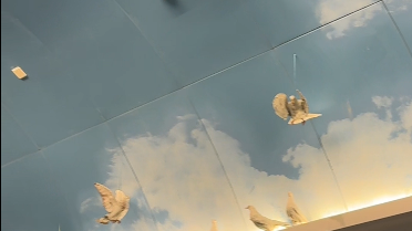 地铁站“飞”满了和平鸽?北京地铁12号线和平西桥站抢先看! 地铁站“飞”满了和平鸽?北京地铁12号线和平西桥站抢先看!