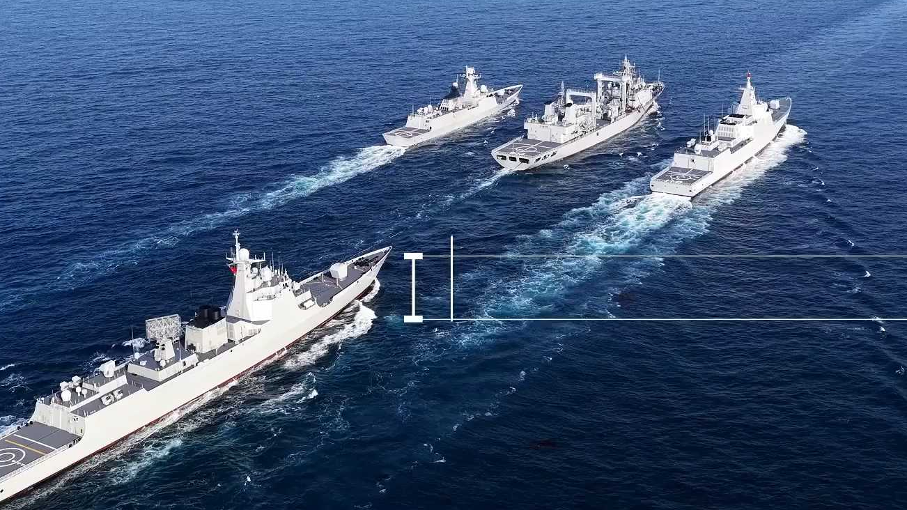 东部战区万吨大驱硬核训练画面来了