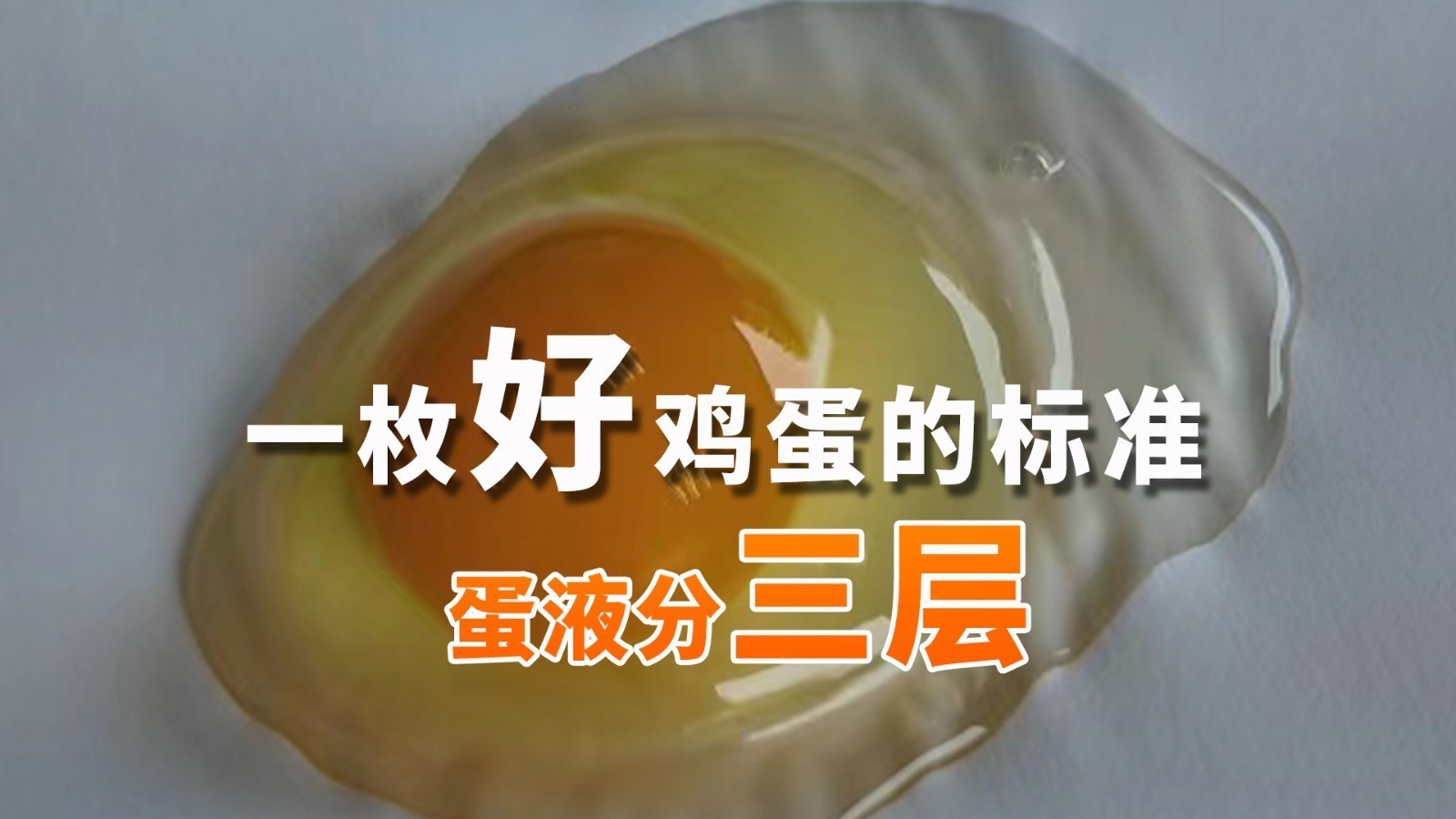 一枚好鸡蛋的标准是什么? 敲蛋壳听声音 蛋液分三层 一枚好鸡蛋的标准是什么? 敲蛋壳听声音 蛋液分三层