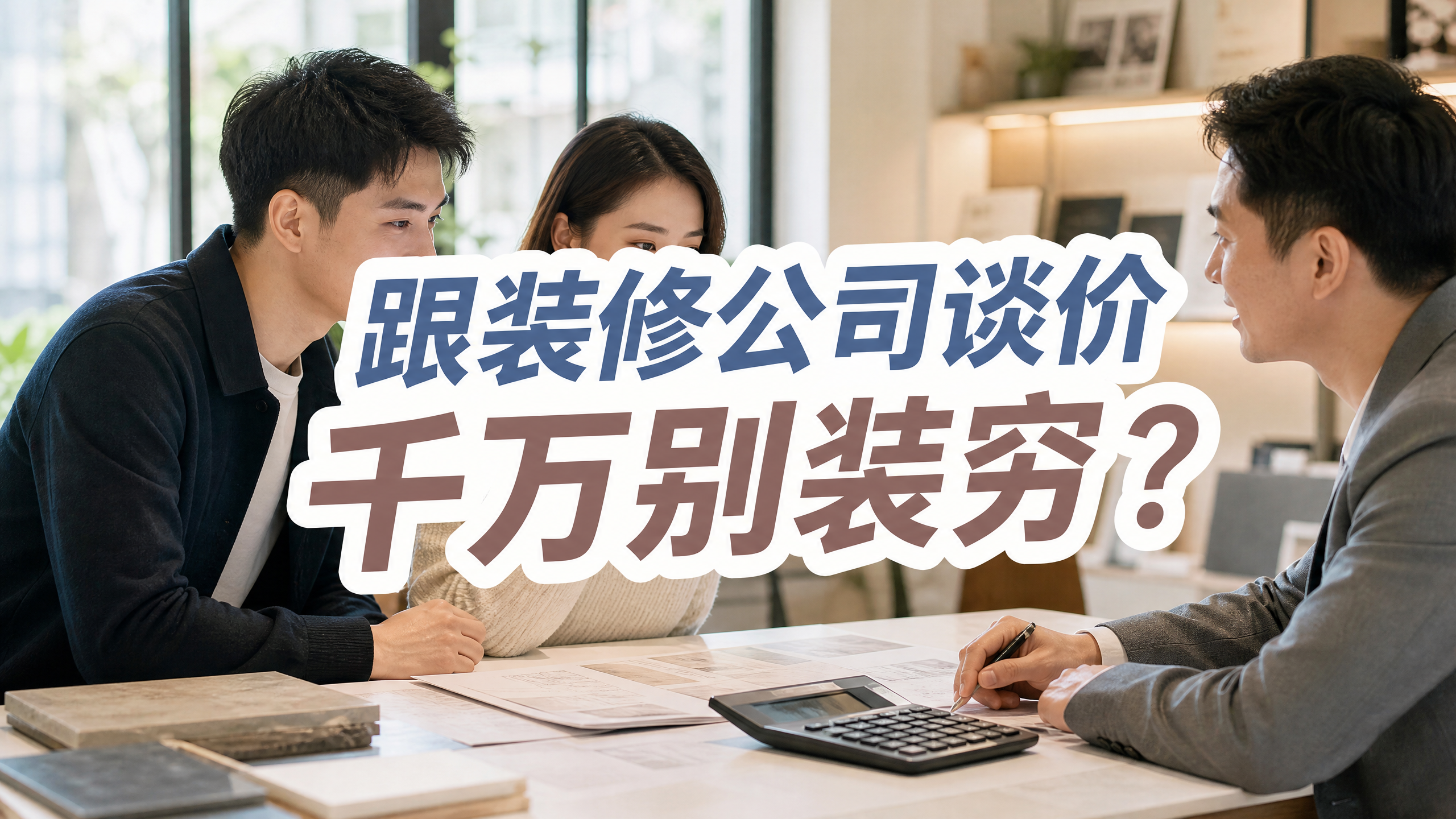 跟装修公司谈价,千万别装穷？