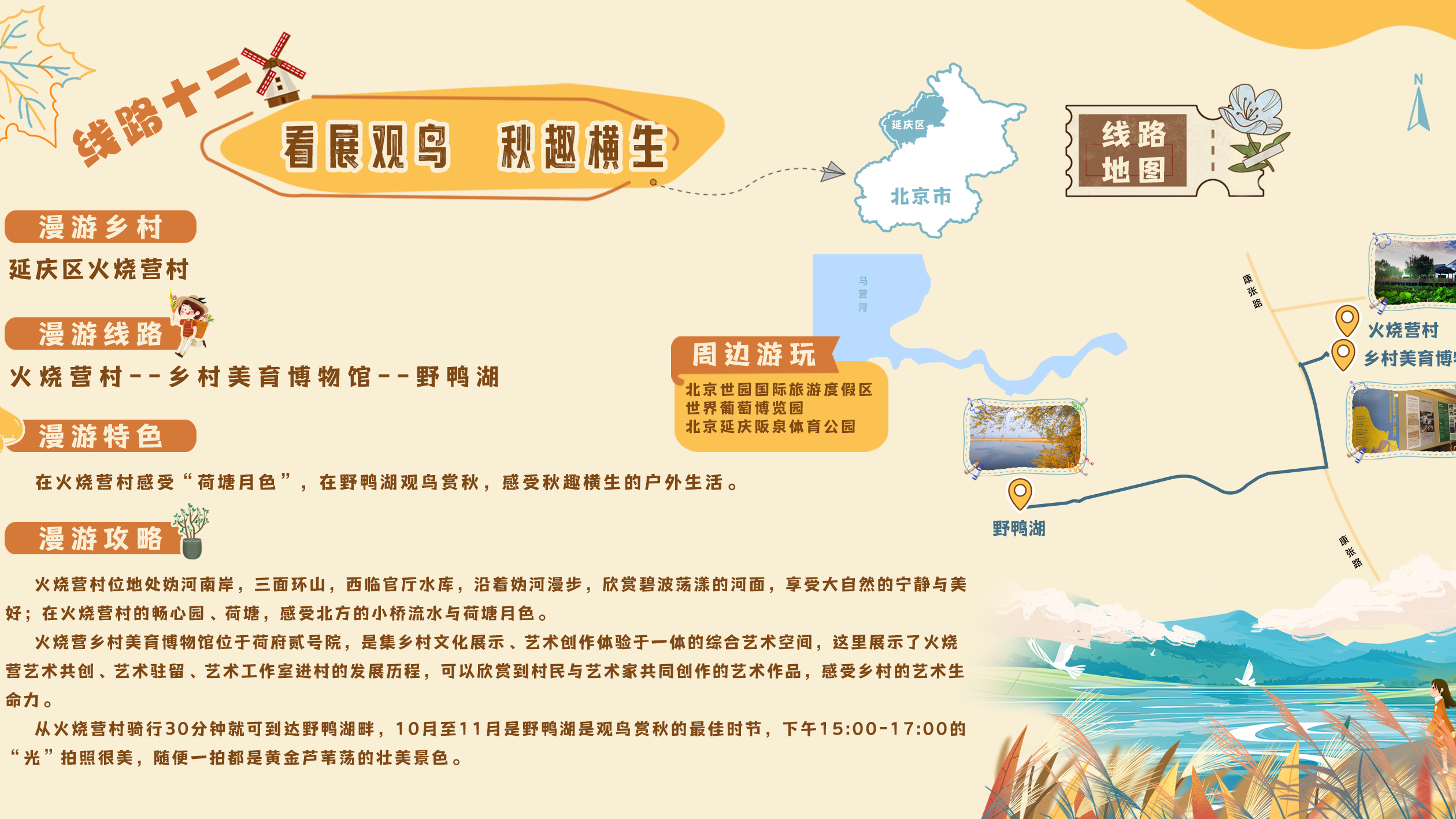 12条金秋乡村艺术漫游线路邀您畅游京郊|嗨玩国庆 12条金秋乡村艺术漫游线路邀您畅游京郊|嗨玩国庆