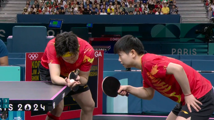 向金牌冲击！王楚钦/孙颖莎闯入乒乓球混合双打决赛