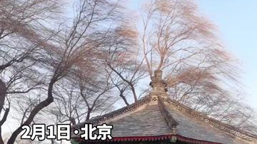 北京市气象台发布大风蓝色预警信号，门头沟现11级大风