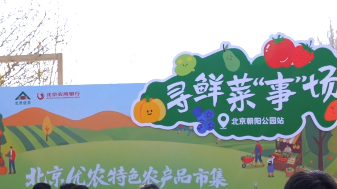 朝阳公园藏着个“神仙早市”，300款京郊好物直达，优农市集有排面