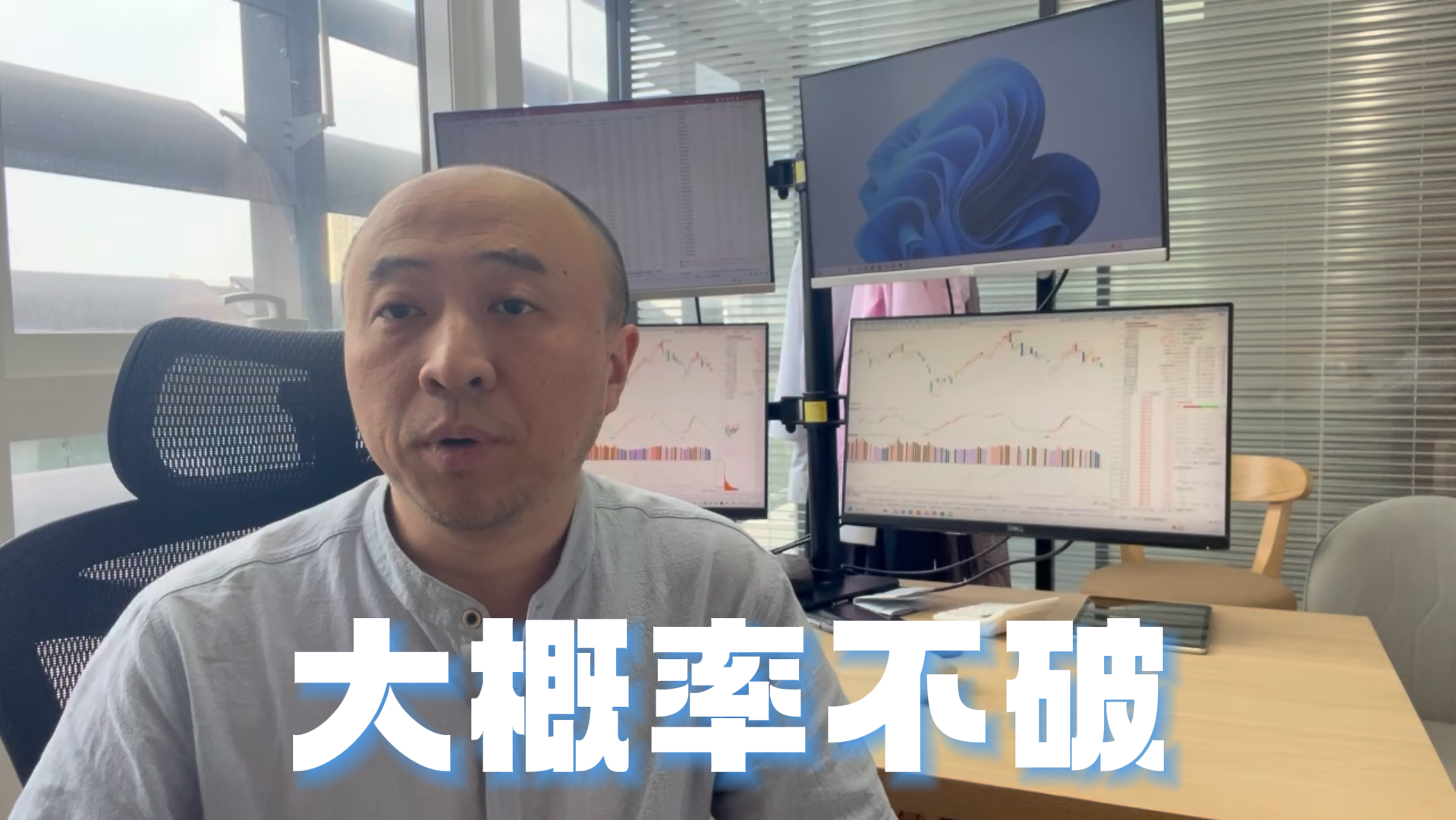 宋振宇：4000点短暂跌破 3927点大概率不破