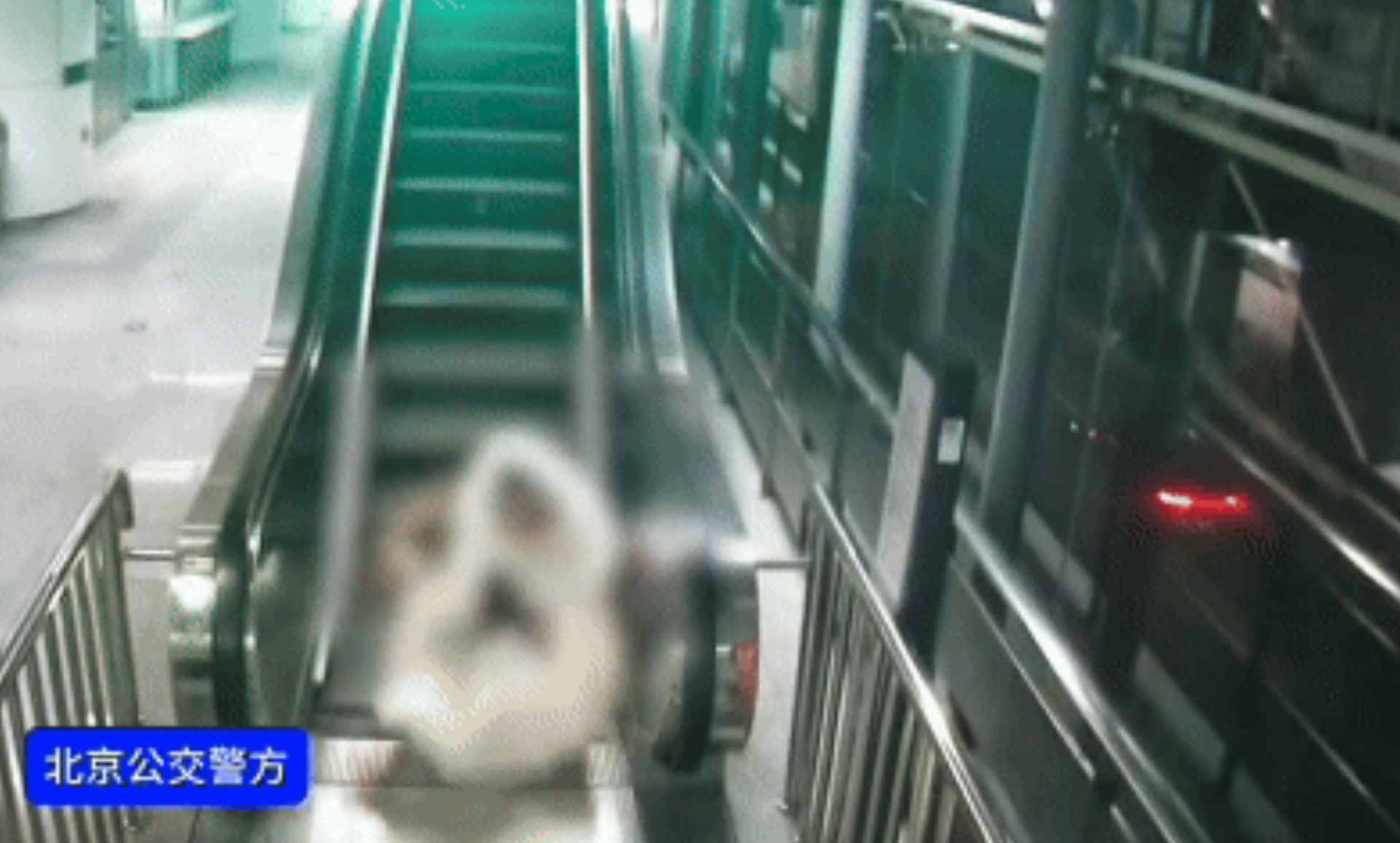 两女子地铁乘扶梯突然摔倒,民警飞奔按下急停按钮 两女子地铁乘扶梯突然摔倒,民警飞奔按下急停按钮