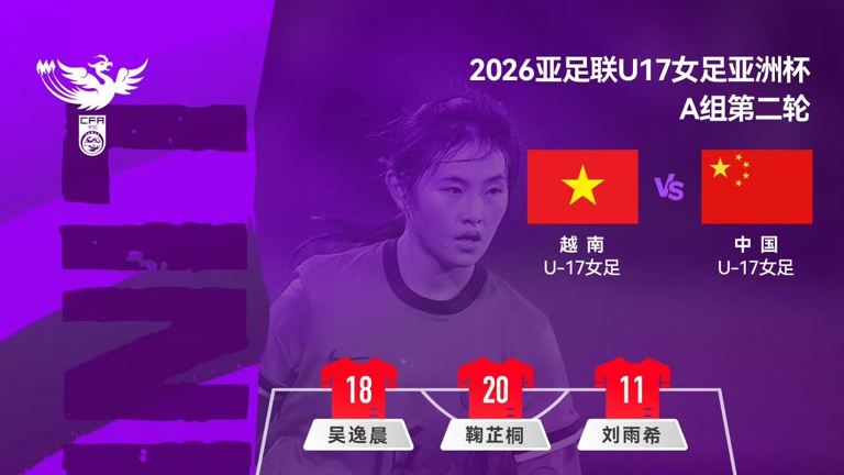 两连胜提前小组出线!中国U17女足晋级亚洲杯八强 两连胜提前小组出线!中国U17女足晋级亚洲杯八强