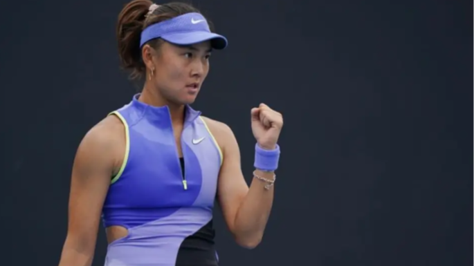 在女子单打资格赛决胜轮中,袁悦晋级澳网正赛 在女子单打资格赛决胜轮中,袁悦晋级澳网正赛