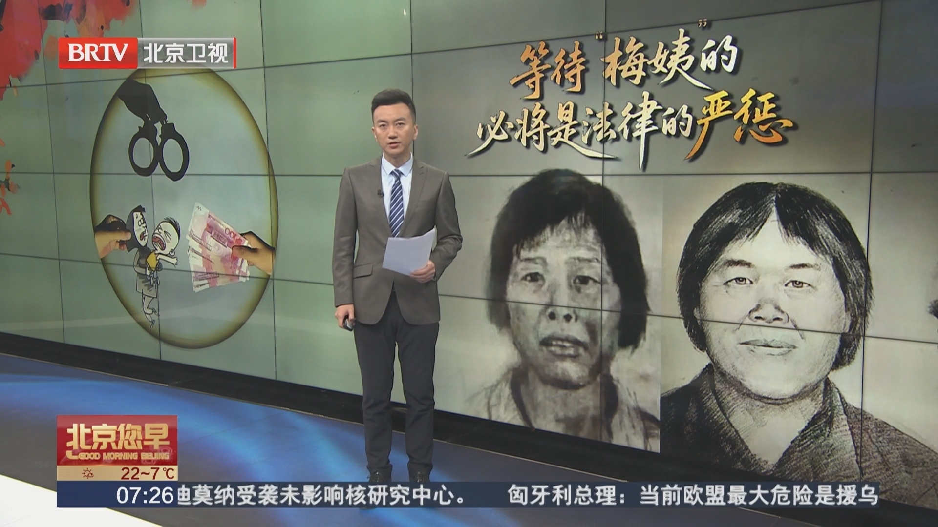 人贩子“梅姨”落网 已被依法逮捕_北京时间