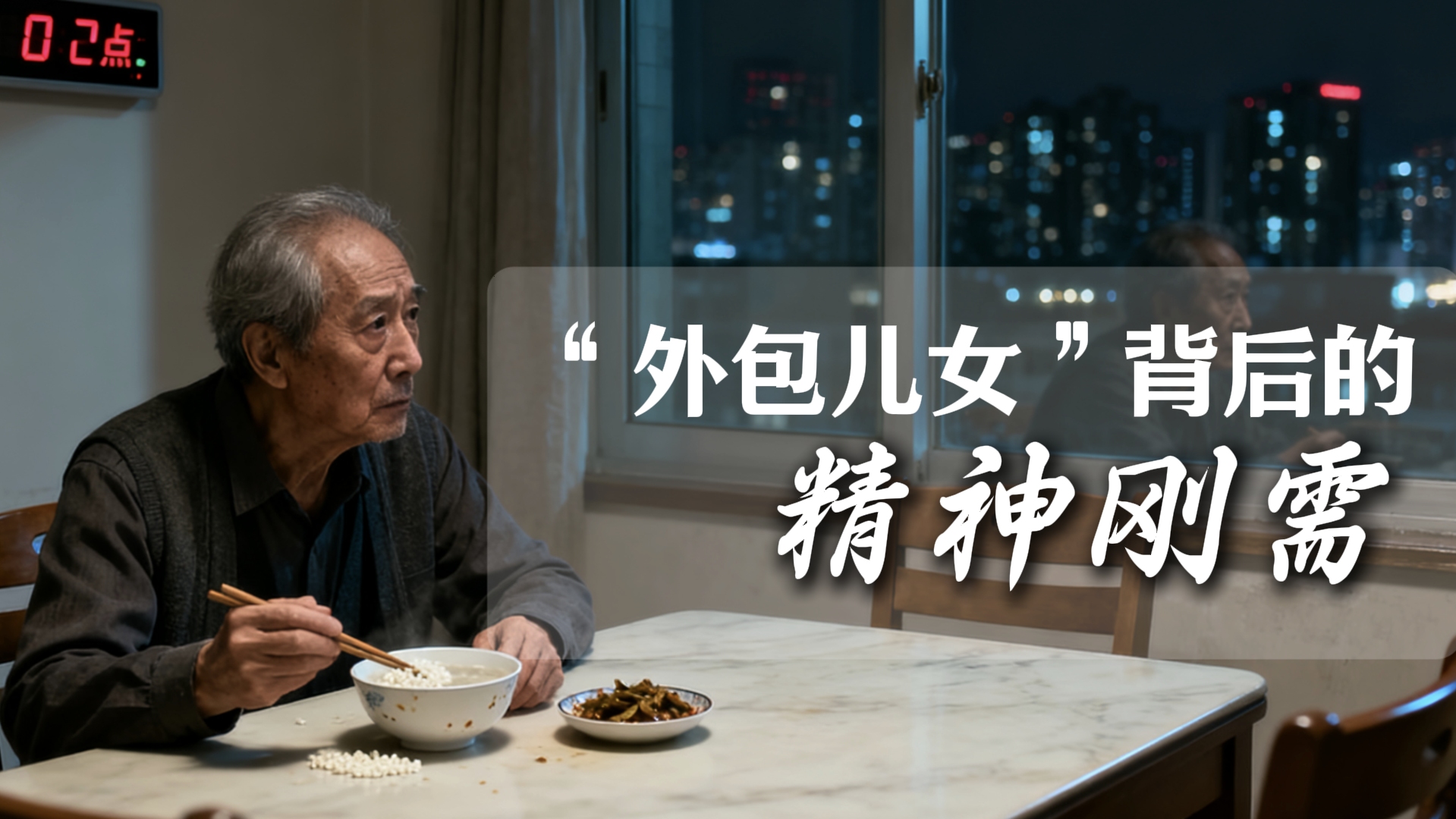 “外包儿女”现象背后的精神“刚需” “外包儿女”现象背后的精神“刚需”