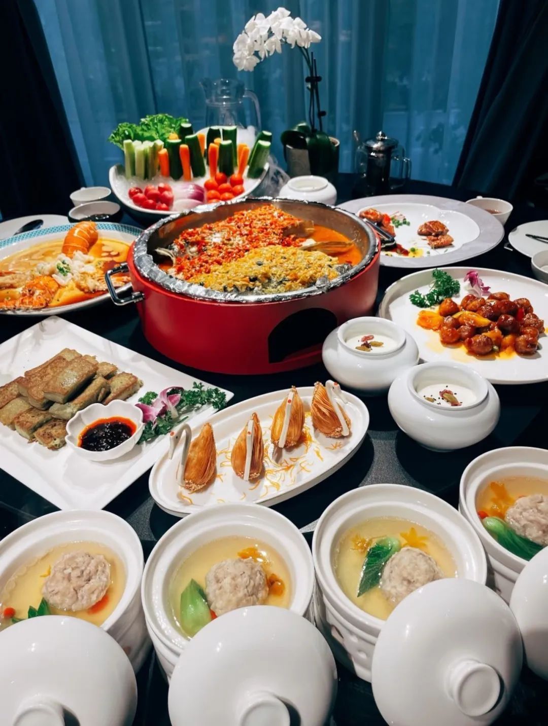 北京聚会餐厅推荐系列--沪昕金让六尺·粤菜·融合饭店_北京时间
