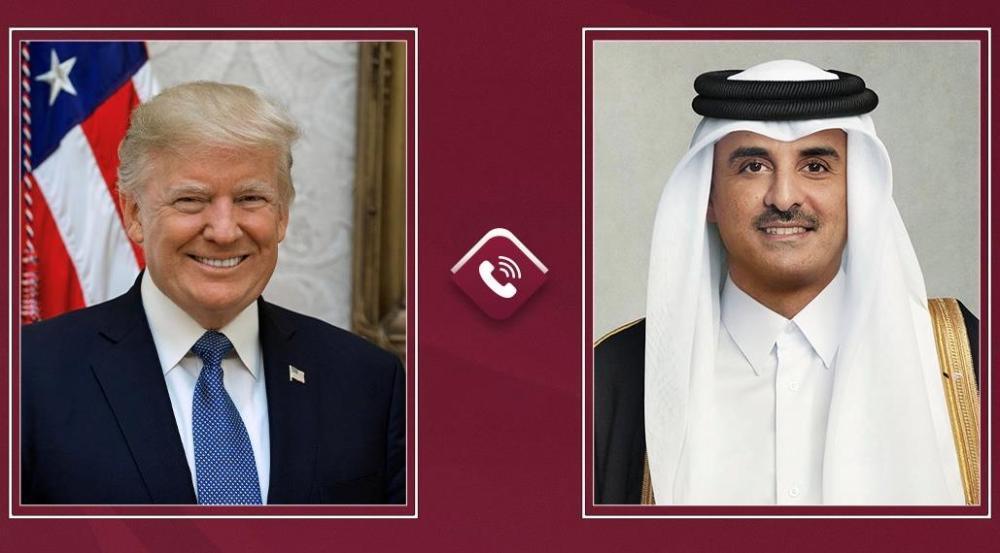 卡塔尔埃米尔与美国总统通电话,讨论地区局势 卡塔尔埃米尔与美国总统通电话,讨论地区局势