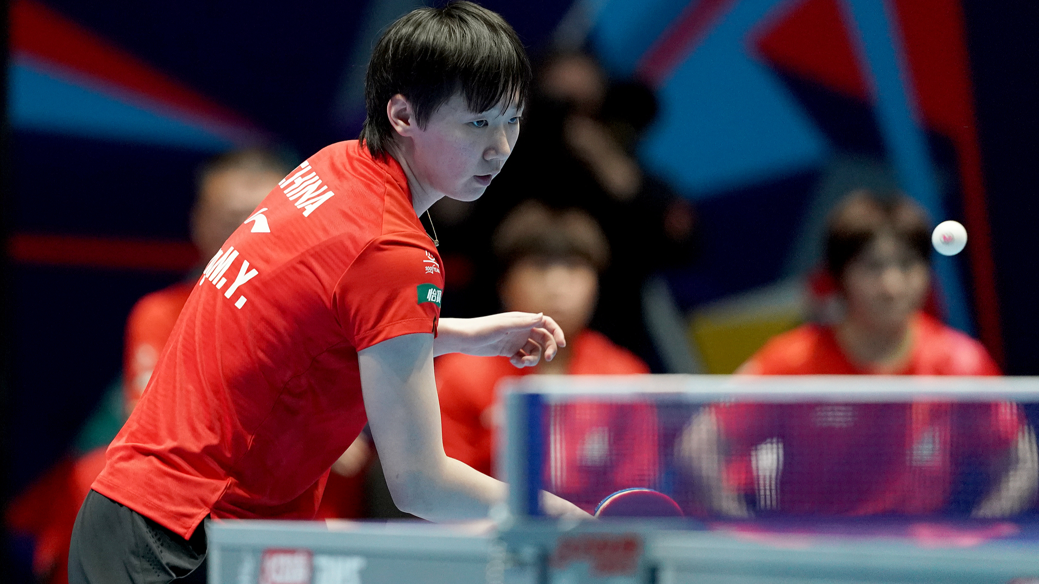 国乒女团赢了！孙颖莎蒯曼王曼昱战胜波兰队