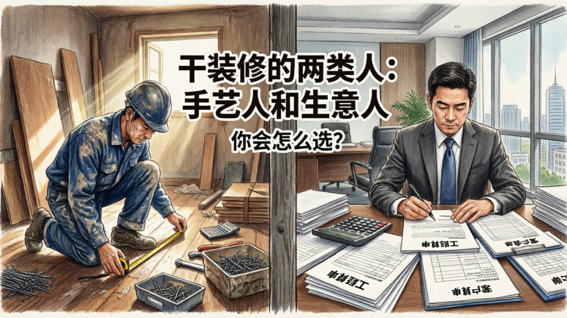 干装修的这两类人,你会怎么选? 干装修的这两类人,你会怎么选?