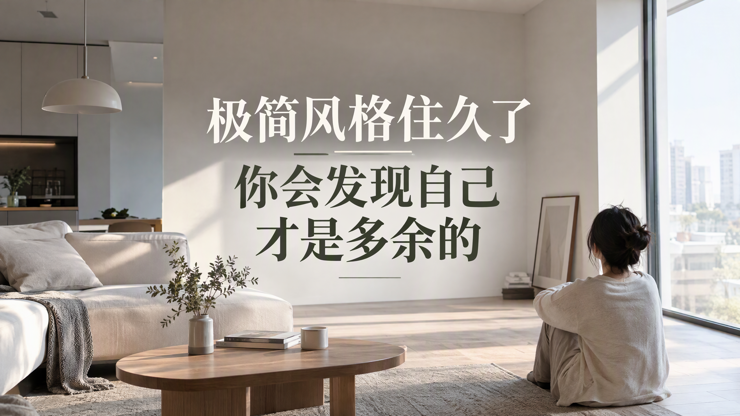 极简风格住久了，你发现自己都是多余的！