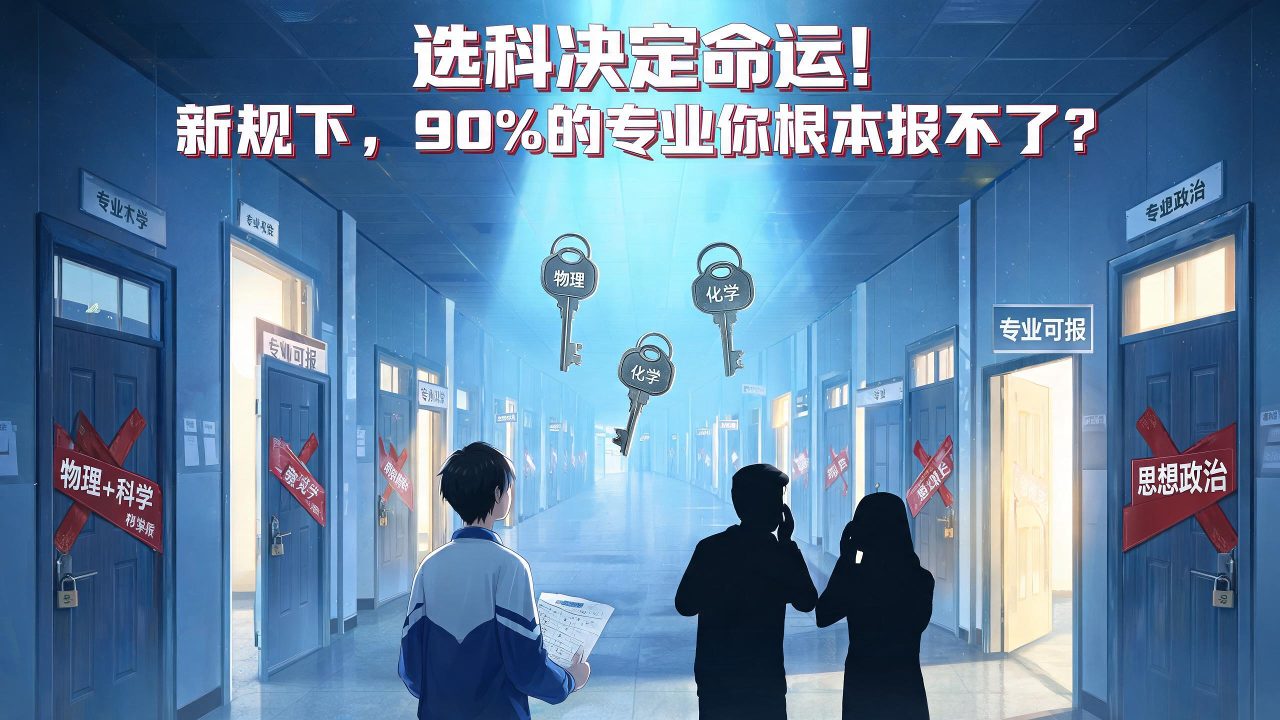 选科决定命运!新规下,90%的专业你根本报不了? 选科决定命运!新规下,90%的专业你根本报不了?
