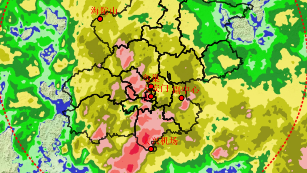 丰台区、平谷区、海淀区、大兴区升级发布暴雨橙色预警