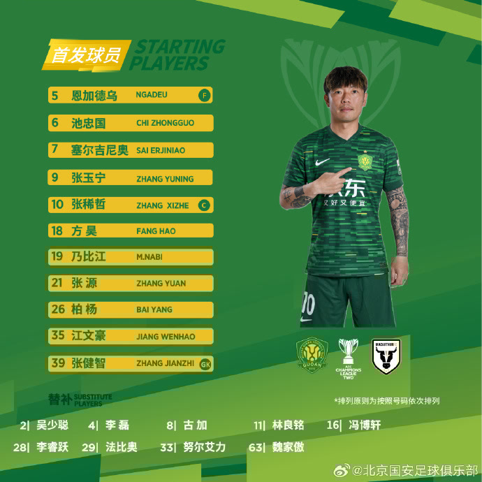 国安单外援出战赛季收官战