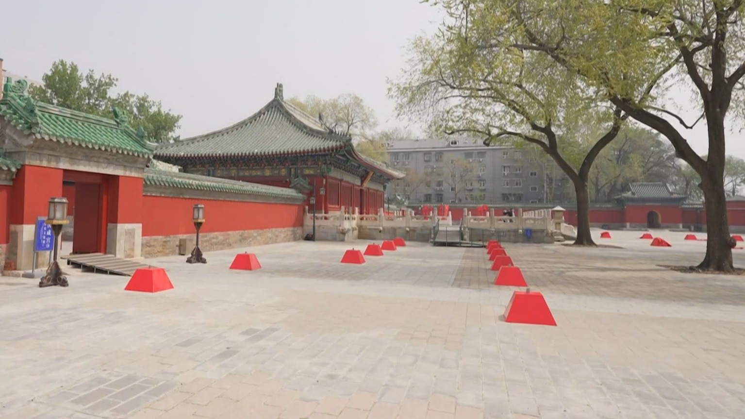 大风来袭 中轴线上先农坛准备好了