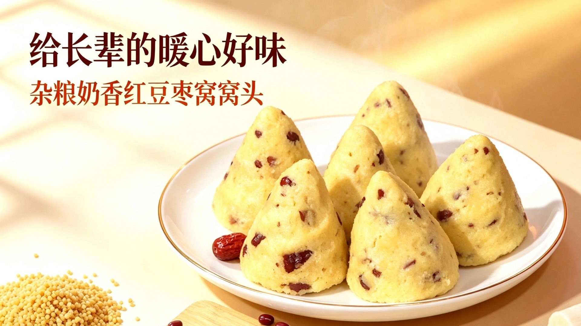 豆渣别扔!厨师教您做杂粮奶香红豆枣窝窝头,无水高营养! 豆渣别扔!厨师教您做杂粮奶香红豆枣窝窝头,无水高营养!