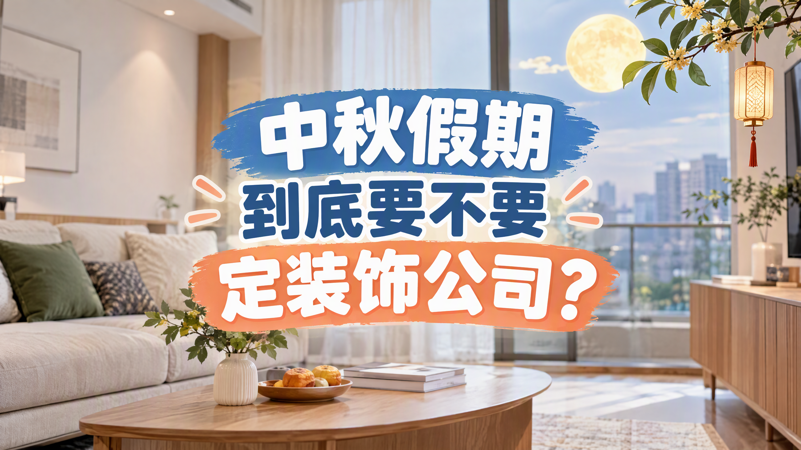 中秋假期,到底要不要定装饰公司? 中秋假期,到底要不要定装饰公司?