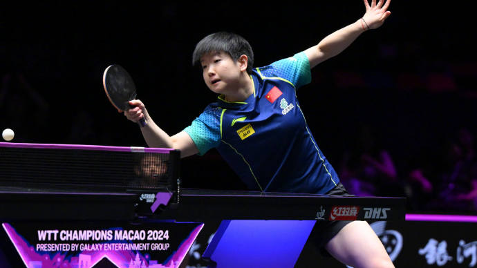 孙颖莎3比0战胜韩国选手金娜英，晋级八强